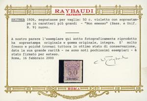 SEGNATASSE VAGLIA 1926 - ... 