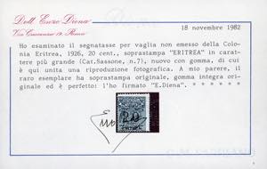 SEGNATASSE VAGLIA 1926 - ... 