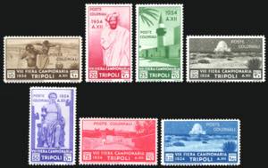 1934 - VIII Fiera di Tripoli, serie completa ... 