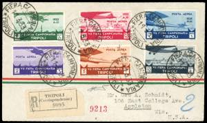 POSTA AEREA 1933 - VII Fiera di Tripoli, ... 