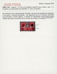 ESPRESSI 1933 - 1,25 lire su 60 ... 