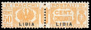 PACCHI POSTALI 1931 - 50  cent., soprastampa ... 