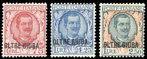 1926 - Floreale soprastampati, serie ... 