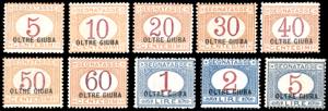 SEGNATASSE 1925 - Soprastampati, serie ... 