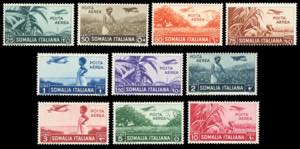 POSTA AEREA 1936 - Soggetti africani, serie ... 