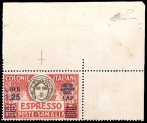 ESPRESSI 1940 - 1,25 lire su 30 b., dent. 14 ... 
