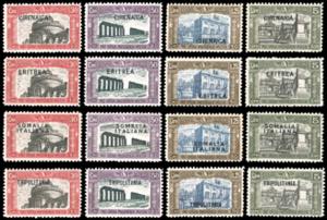 1929 - Milizia II, non emessi, soprastampa ... 