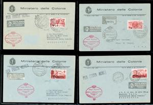SERVIZIO AEREO 1934 - 25 + 2 lire Coroncina ... 