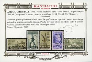 OCCUPAZIONE BRITANNICA AFRICA ... 