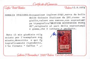 OCCUPAZIONE BRITANNICA AFRICA ... 