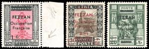 OCCUPAZIONE FRANCESE FEZZAN 1943 - 1 fr. su ... 