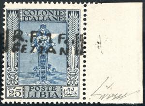 OCCUPAZIONE FRANCESE FEZZAN 1943 - 1 fr. su ... 