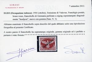 OCCUPAZIONE TEDESCA EGEO 1944 - ... 