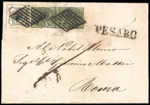 1861 - 1 baj verde grigiastro, coppia ... 