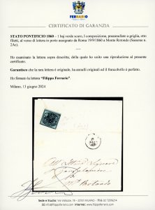 1860 - 1 baj verde scuro, I ... 