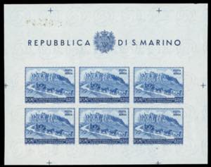 1949/51 - UPU, i quattro foglietti ... 