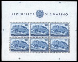 1949/51 - UPU, i quattro foglietti ... 