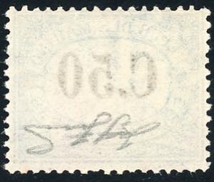 1925 - 50 cent. azzurro, cifre ... 