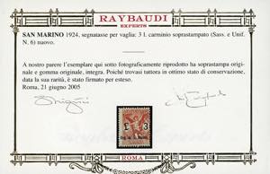 1924 - Soprastampati, serie ... 