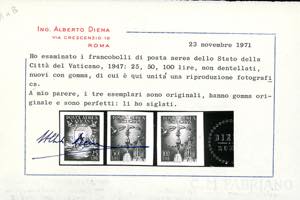 POSTA AEREA 1947 - 25 lire, 50 ... 