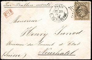 FRANCIA POSTA AEREA 1870 - 30 cent. ... 