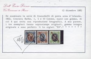 ISLANDA POSTA AEREA 1933 - ... 