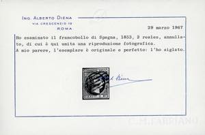 SPAGNA 1853 - 2 r. Isabella II ... 