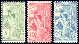 SVIZZERA 1900 - UPU, serie completa (86/88), ... 