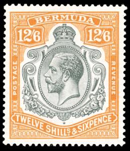 BRITISH COLONIES-BERMUDA 1924/32 - 12 s. 6 ... 