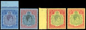 BRITISH COLONIES-BERMUDA 1938 -  2 s., 2 s. ... 