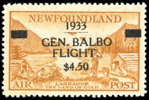 BRITISH COLONIES-NEWFOUNDLAND POSTA AEREA ... 