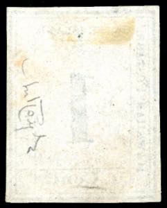 HAWAI 1859 - 1 cent. azzurro, ... 