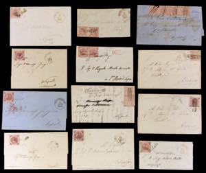 NAPOLI 1858/1861 - Bellinsieme di 10 ... 