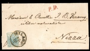 SARDEGNA CONTEA DI NIZZA 1853/1869 ... 