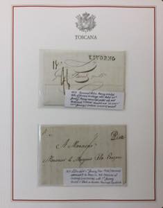 TOSCANA 1809/1861 - Lotto di nove ... 