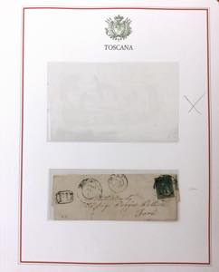 TOSCANA 1809/1861 - Lotto di nove ... 