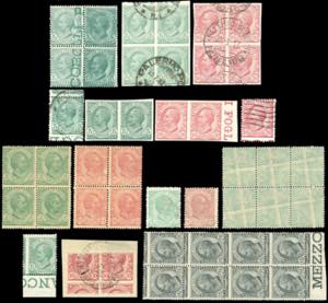 REGNO DITALIA 1906/1919 - Splendido insieme ... 