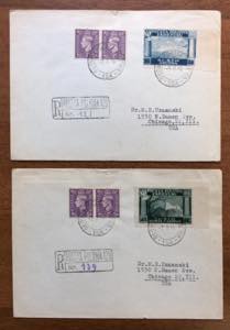 CORPO POLACCO 1946 - Quattro buste ... 