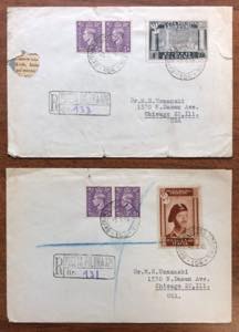 CORPO POLACCO 1946 - Quattro buste ... 