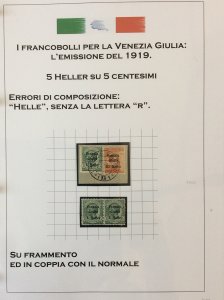 TERRE REDENTE VENEZIA GIULIA ... 