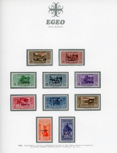 ISOLE DELLEGEO 1932 - Garibaldi, ... 