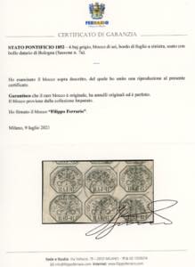 1852 - 6 baj grigio (7a), blocco ... 