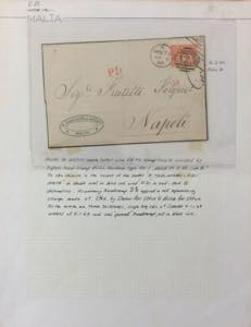 MALTA 1860/1877 - Sei lettere del ... 