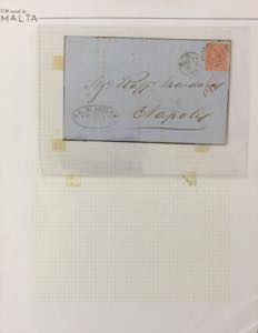 MALTA 1860/1877 - Sei lettere del ... 