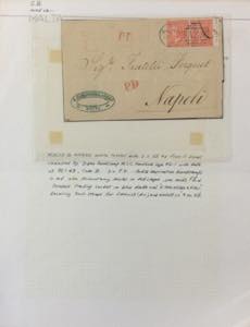 MALTA 1860/1877 - Sei lettere del ... 