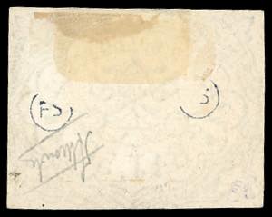 1852 - 50 baj azzurro (10), nuovo ... 