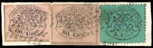 1867 - 80 cent. rosa lillaceo II emissione, ... 