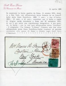 1870 - 5 cent. azzurro verdastro ... 