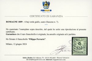 1859 - 6 baj verde giallo (7), ... 