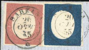1855 - 40 cent. rosso mattone, 20 ... 